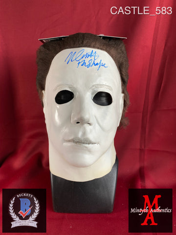 CASTLE_583 - Michael Myers Trick Or Treat Studios Mask Autographed By Nick Castle