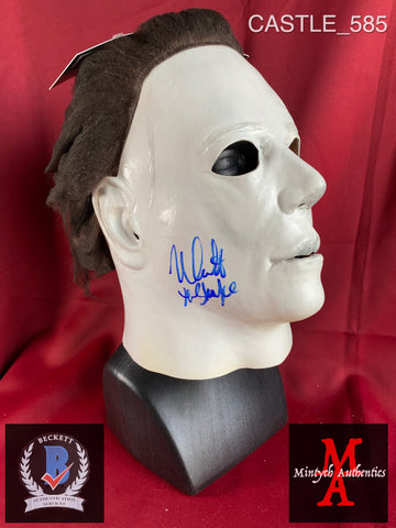CASTLE_585 - Michael Myers Trick Or Treat Studios Mask Autographed By Nick Castle