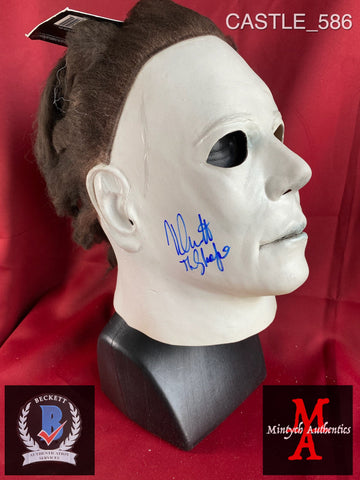 CASTLE_586 - Michael Myers Trick Or Treat Studios Mask Autographed By Nick Castle