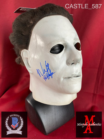 CASTLE_587 - Michael Myers Trick Or Treat Studios Mask Autographed By Nick Castle