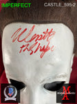 CASTLE_595 - Michael Myers Trick Or Treat Studios Mask (IMPERFECT) Autographed By Nick Castle