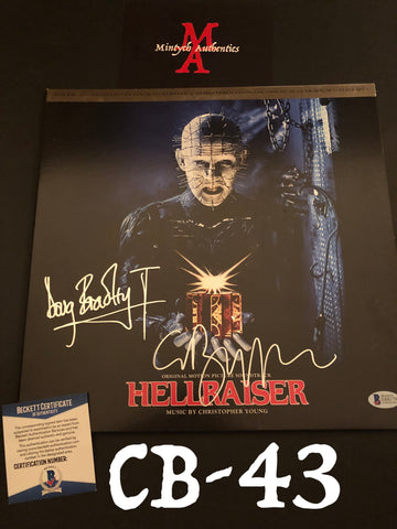 CB_43 - Hellraiser Vinyl Record Autographed By Clive Barker