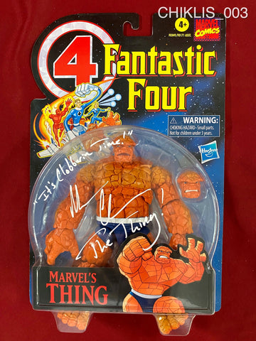 CHIKLIS_003 - Marvel's Thing Fantastic 4 Hasbro Action Figure Autographed By Michael Chiklis