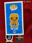CHIKLIS_006 - Marvel Universe 09 The Thing (Vaulted) Funko Pop! Autographed By Michael Chiklis