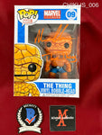 CHIKLIS_006 - Marvel Universe 09 The Thing (Vaulted) Funko Pop! Autographed By Michael Chiklis