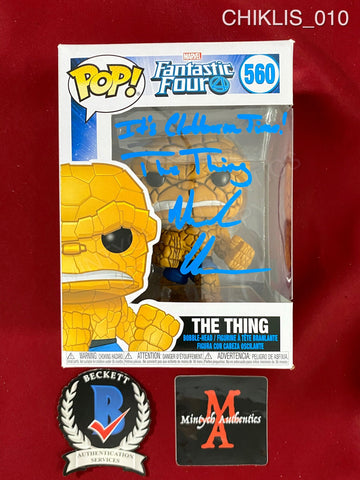 CHIKLIS_010 - Fantastic Four 560 The Thing Funko Pop! Autographed By Michael Chiklis