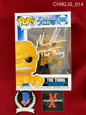 CHIKLIS_014 - Fantastic Four 560 The Thing Funko Pop! Autographed By Michael Chiklis