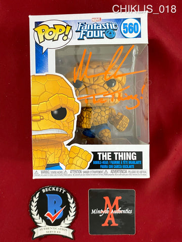CHIKLIS_018 - Fantastic Four 560 The Thing Funko Pop! Autographed By Michael Chiklis