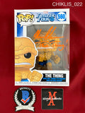 CHIKLIS_022 - Fantastic Four 560 The Thing Funko Pop! Autographed By Michael Chiklis
