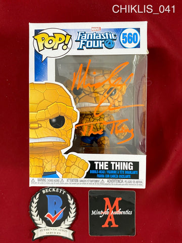 CHIKLIS_041 - Marvel Comics Fantastic Four 560 The Thing Funko Pop! (IMPERFECT) Autographed By Michael Chiklis