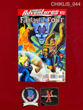 CHIKLIS_044 - Marvel Adventures Fantastic Four Gray Johnson Freeman Comic Book Autographed By Michael Chiklis