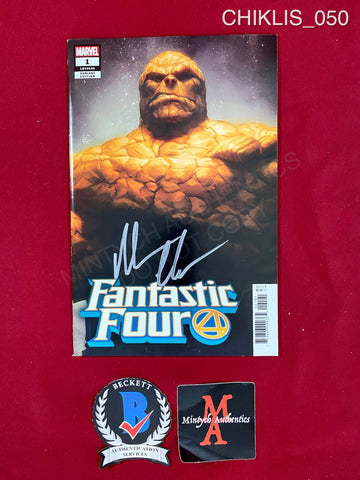 CHIKLIS_050 - Marvel Comics Fantastic Four 1 Variant Edition Comic Book Autographed By Michael Chiklis