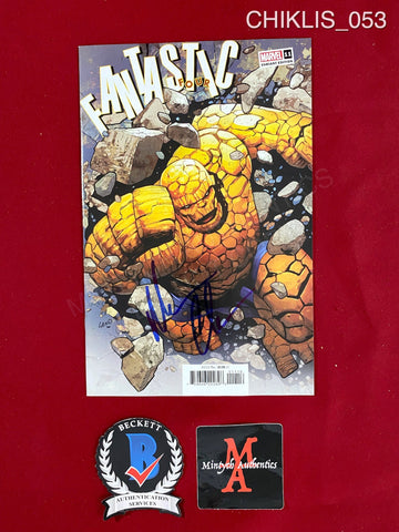 CHIKLIS_053 - Marvel Comics Fantastic Four 11 Variant Edition Comic Book Autographed By Michael Chiklis