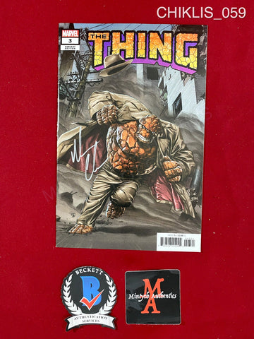 CHIKLIS_059 - Marvel Comics The Thing Issue 3 Comic Book Autographed By Michael Chiklis