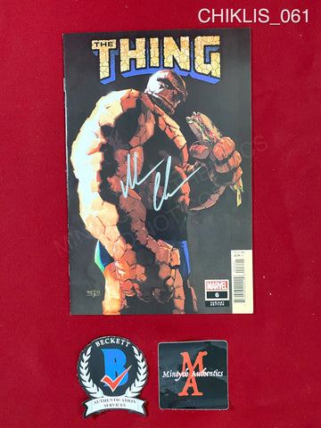 CHIKLIS_061 - Marvel Comics The Thing Issue 6 Comic Book Autographed By Michael Chiklis