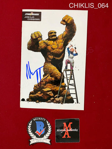 CHIKLIS_064 - Marvel Comics The Thing Stormbreakers Comic Book Autographed By Michael Chiklis