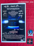 CHRISTINE_030 - 11x17 Photo Autographed By Keith Gordon, Steven Tash, Alexandra Paul, William Ostrander, Malcolm Danare