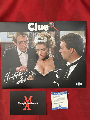 CLUE_006 - 11x14 Photo Autographed By Tim Curry & Christopher Lloyd