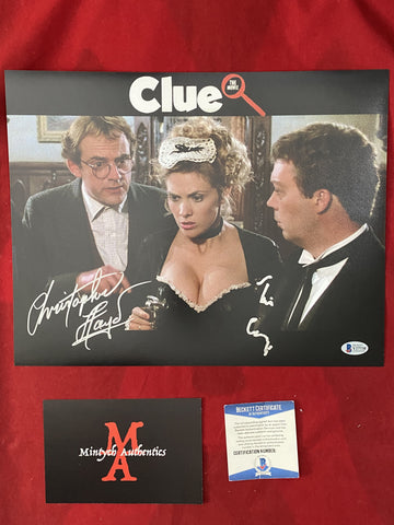 CLUE_007 - 11x14 Photo Autographed By Tim Curry & Christopher Lloyd
