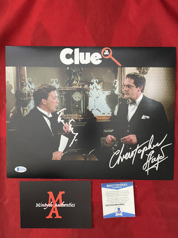 CLUE_011 - 11x14 Photo Autographed By Tim Curry & Christopher Lloyd