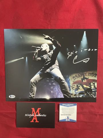 COREY_069 - 11x14 Photo Autographed By Corey Taylor