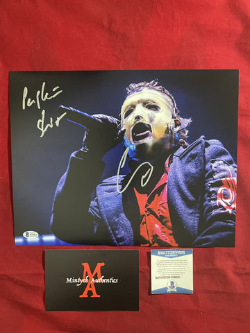 COREY_078 - 11x14 Photo Autographed By Corey Taylor