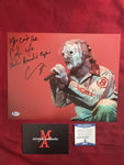 COREY_080 - 11x14 Photo Autographed By Corey Taylor