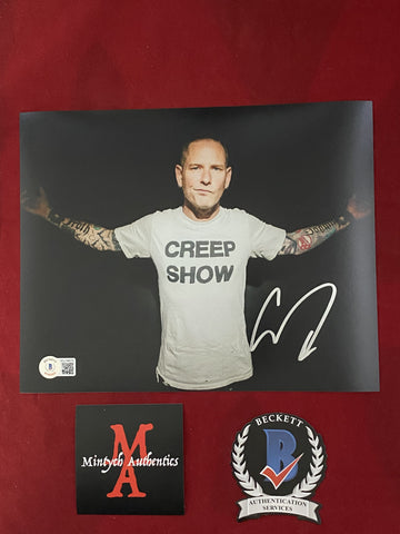 COREY_288 - 8x10 Photo Autographed By Corey Taylor
