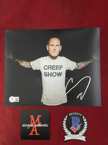COREY_289 - 8x10 Photo Autographed By Corey Taylor