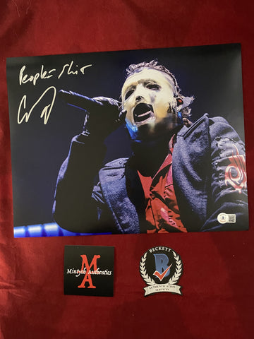 COREY_310 - 11x14 Photo Autographed By Corey Taylor