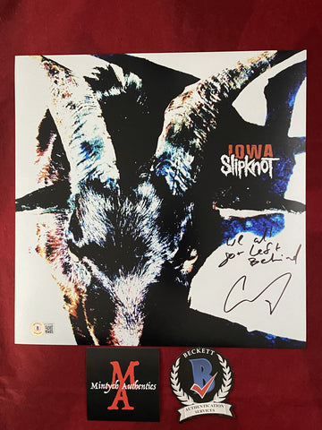 COREY_336 - 12x12 Photo Autographed By Corey Taylor