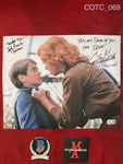 COTC_069 - 11x14 Photo Autographed By Courtney Gains & Jonathan Franklin