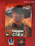 COTC_079 - 11x14 Photo Autographed By Courtney Gains & Jonathan Franklin