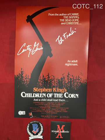 COTC_112 - 11x17 Photo Autographed By Courtney Gains & Jonathan Franklin