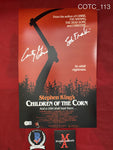 COTC_113 - 11x17 Photo Autographed By Courtney Gains & Jonathan Franklin