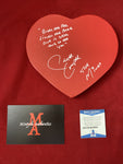 COWPER_070 - Heart Shaped Box Autographed By Peter Cowper