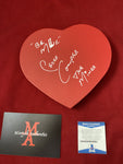 COWPER_077 - Heart Shaped Box Autographed By Peter Cowper