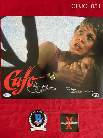 CUJO_051 - 11x14 Photo Autographed By Dee Wallace & Danny Pinaturo