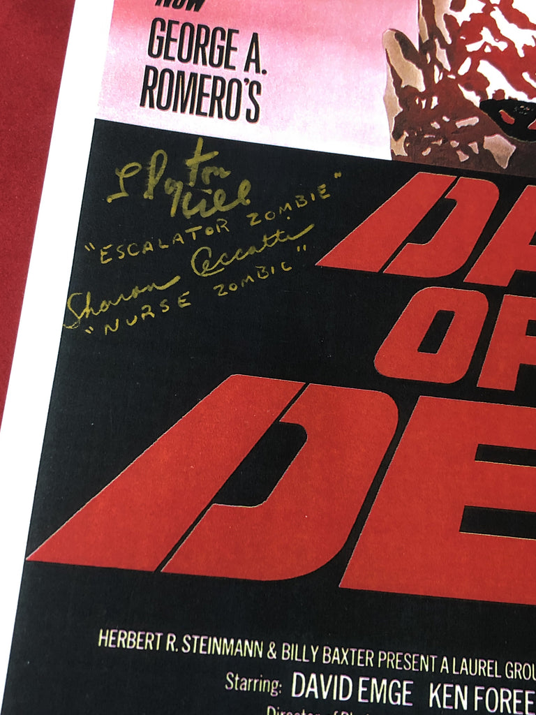 DOTD_001 - 11x17 Photo Autographed By 4 Dawn Of The Dead Cast
