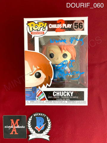 DOURIF_060 - Child's Play 2 56 Chucky Funko Pop! Autographed By Brad Dourif