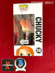 DOURIF_069 - Child's Play 2 56 Chucky Funko Pop! Autographed By Brad Dourif