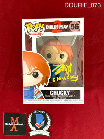 DOURIF_073 - Child's Play 2 56 Chucky Funko Pop! Autographed By Brad Dourif