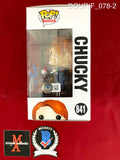 DOURIF_078 - Child's Play 2 841 Chucky Special Edition Funko Pop! Autographed By Brad Dourif