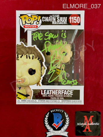 ELMORE_037 - The Texas Chainsaw Massacre 1150 Leatherface Funko Pop! Autographed By Bob Elmore