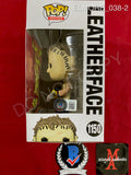 ELMORE_038 - The Texas Chainsaw Massacre 1150 Leatherface Funko Pop! Autographed By Bob Elmore