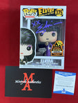 ELVIRA_249 - Elvira Spooky Empire Limited Edition Diamond Collection  "Red Dress" Funko Pop! Autographed By Elvira