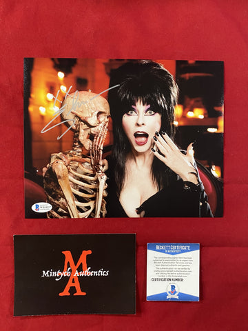 ELVIRA_341 - 8x10 Photo Autographed By Elvira