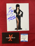 ELVIRA_387 - 8x10 Photo Autographed By Elvira