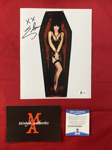 ELVIRA_392 - 8x10 Photo Autographed By Elvira