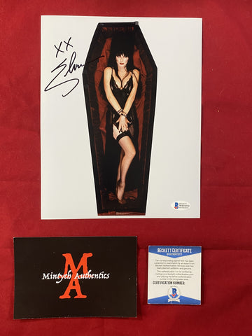 ELVIRA_393 - 8x10 Photo Autographed By Elvira